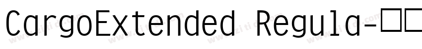 CargoExtended Regula字体转换